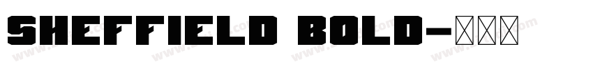 Sheffield Bold字体转换